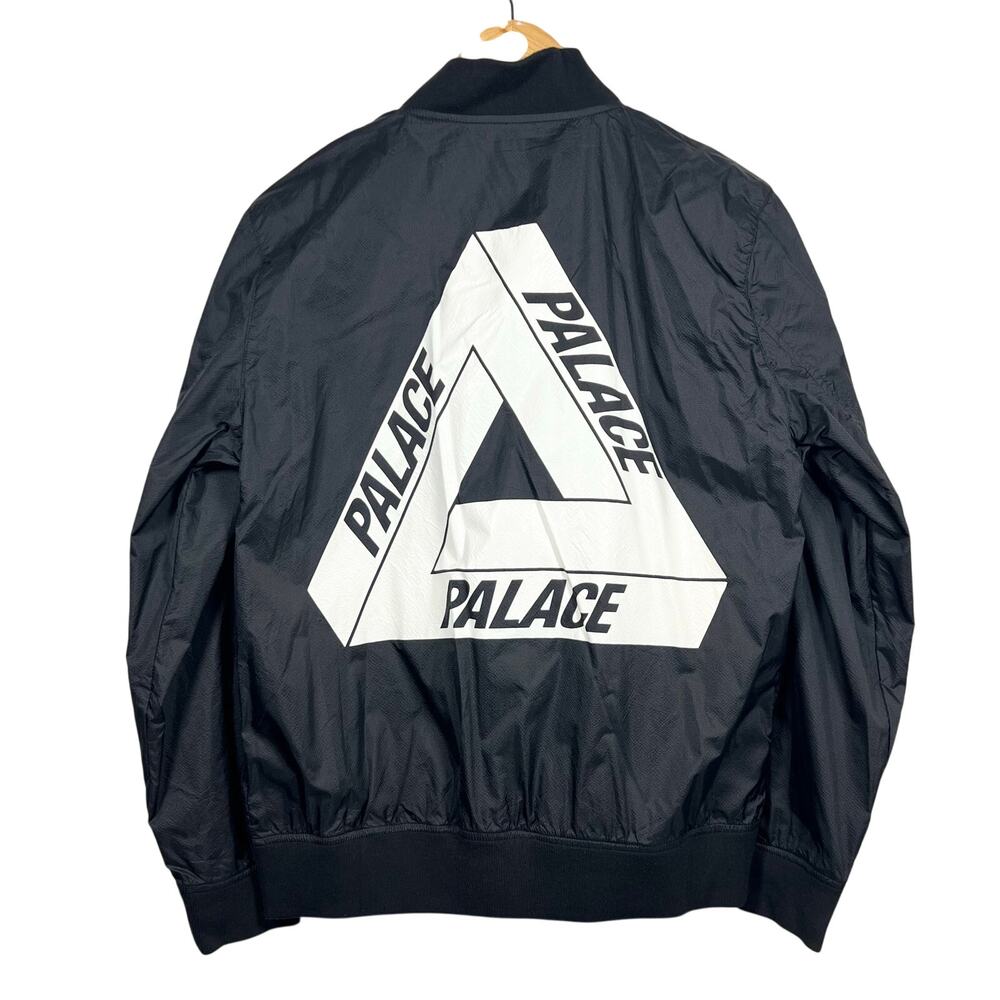 Palace Skateboards Black Full Zip Jacket Small 21x27 Preowned